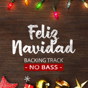 Feliz Navidad NO BASS Backing Track Jazz Christmas – 160bpm