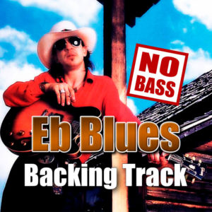 Eb Blues NO BASS Backing Track Quick Change – 110bpm