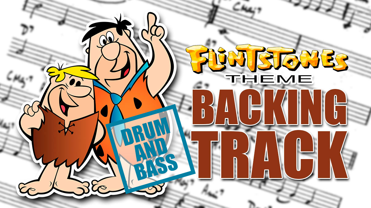 Flintstones Theme DRUM AND BASS Backing Track Jazz - 250bpm