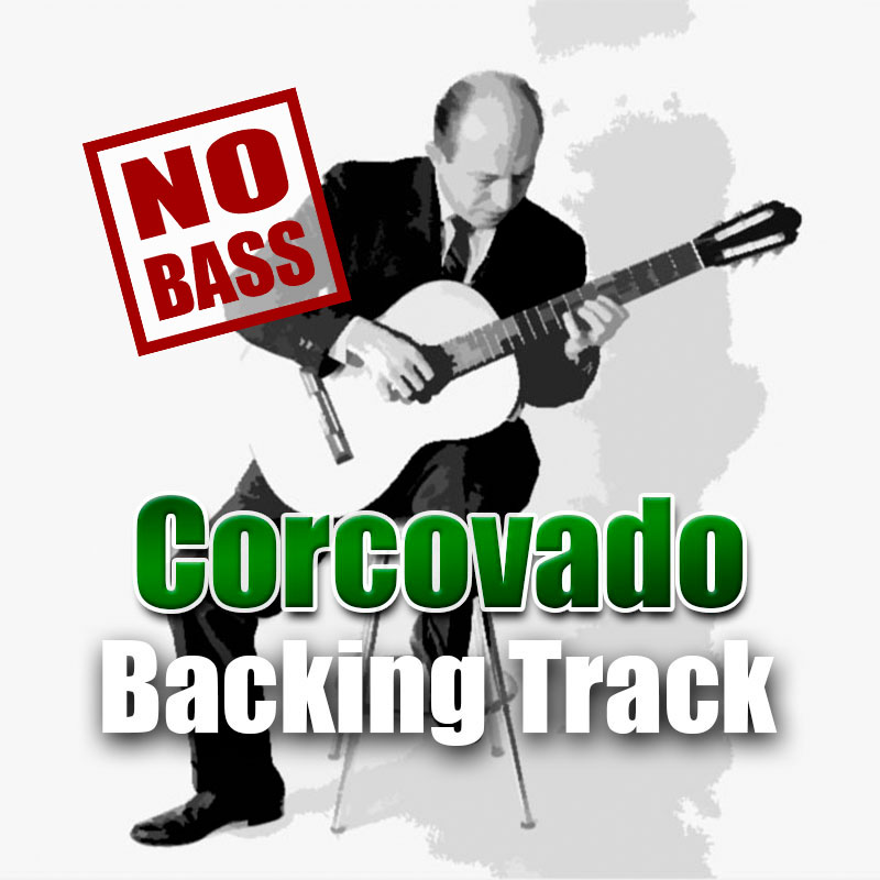 Corcovado NO BASS Backing Track Bossa Nova – 135bpm