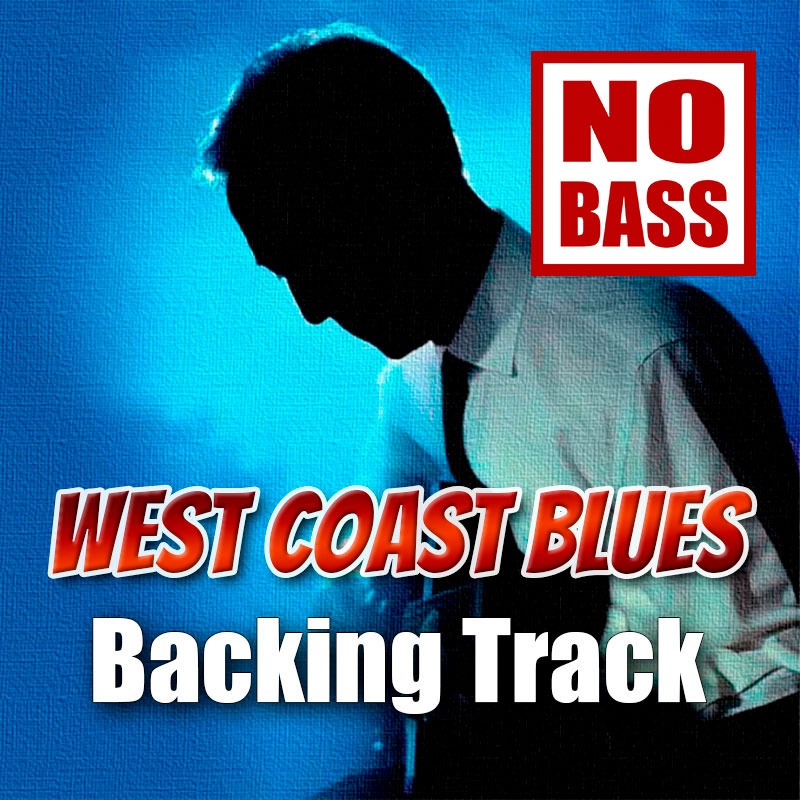 West Coast Blues NO BASS Backing Track Jazz Waltz – 160bpm